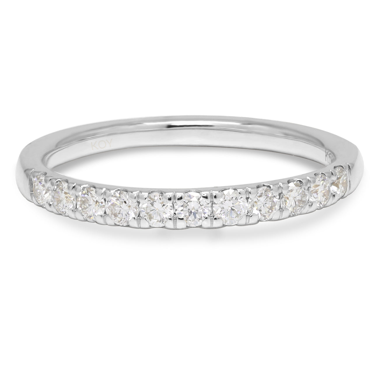 valkokultainen timanttivihkisormus