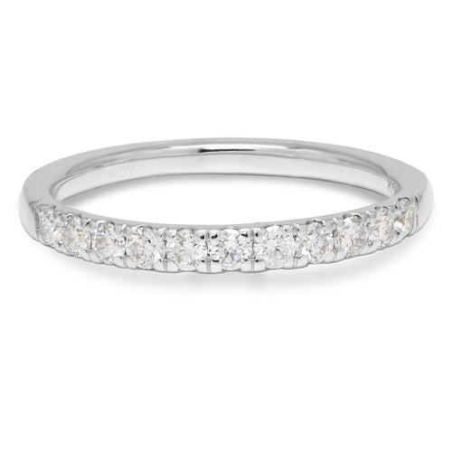 valkokultainen timanttivihkisormus